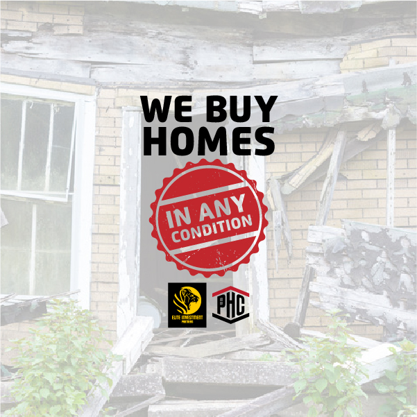 We buy homes in any condition